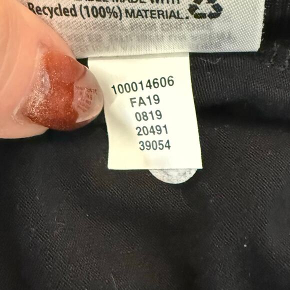 INC International Concepts Black Mesh Scoop Neck Short Sleeve Tee Shirt size L - Picture 9 of 9